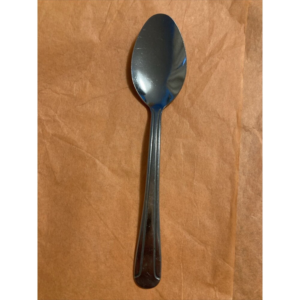 Wallace Silver DELUXE DOMINION Stainless Flatware 3 Teaspoons 6” China Lot Of 3 - Picture 1 of 5